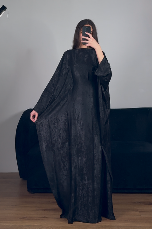 Abbaya Dubai Lehna Noir